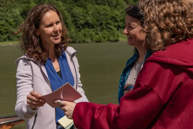 Sandra Achleitner verbindet ihre Coachings gerne mit der Natur. | Foto: Linda Zechmeister
