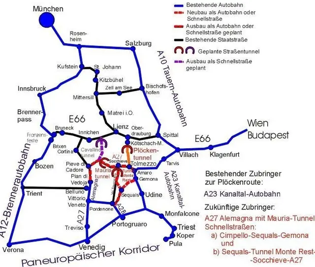 Schon Ende der 80er-Jahre und auch 2013 wurde vor Transitlawine durch Ausbauten gewarnt. | Foto: Arge Stop Transit