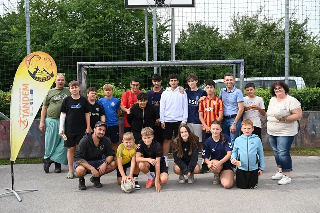 Sportlicher Ferienspaß mit der Mobilen Jugendarbeit TANDEM. | Foto: Pohl