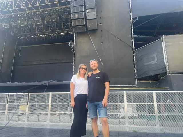 Wien-Arena-Obfrau, Petra Ruckendorfer, und Pressesprecher, Laurenz Platzer, sind mit der neuen Anlage zufrieden | Foto: Kristóf Paksánszki/MeinBezirk