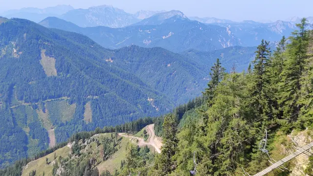 herrlich sind die Ausläufer des Hochschwabmassivs, über die Straße sind wir heraufgekommen | Foto: I.Wozonig