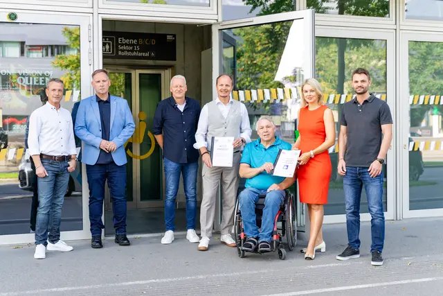 Dass es auch für große Veranstaltungsorte möglich ist, für Menschen mit Behinderungen einfach und barrierefreier zugänglich zu sein, beweist nun die Olympiaworld Innsbruck. | Foto: OSVI Leitsystem