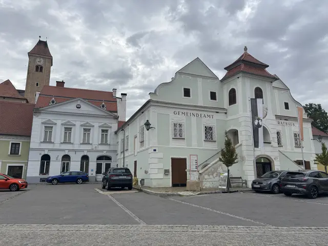 Rathausplatz Pulkau mit dem Rathaus | Foto: Alexandra Goll