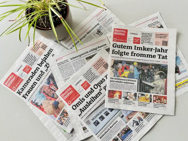 So sahen die Zeitungen 2022 aus. | Foto: RegionalMedien