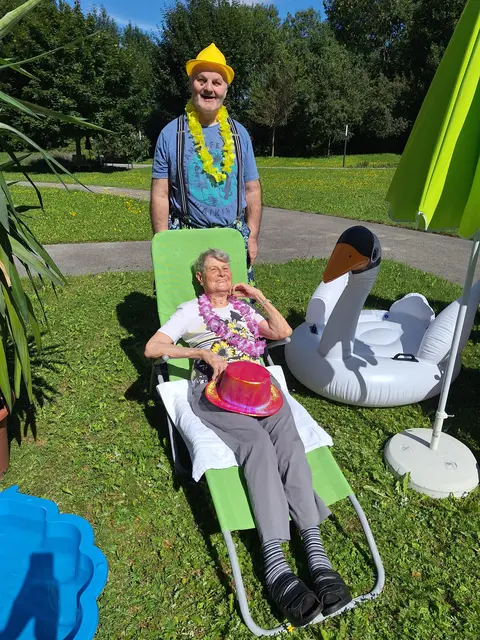 Bewohner und Klient. | Foto: PBZ Scheiblingkirchen
