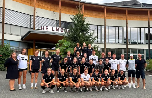 Die Damen vom SK Sturm nächtigten im Heilmoorbad Schwanberg. | Foto: Heilmoorbad Schwanberg