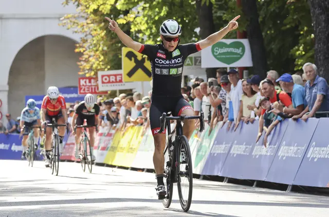 2022 war Veronika Windisch die erste Siegerin des Grazer Altstadtkriteriums, 2025 dreht sie in Graz ihre Abschiedsschleife aus dem Elite-Radsport.  | Foto: GEPA