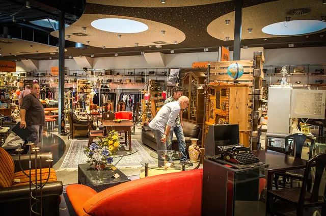 Den 48er-Tandler in Margareten gibt es schon seit zehn Jahren. Das wird gefeiert.  | Foto: Christian Houdek