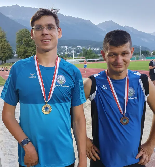 Daniel Stütz (li.) holte Gold und Bronze ging an Alexander Haissl (re.). | Foto: Sigurd Stütz