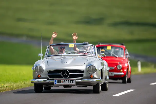 Im kommenden Jahr sind die Oldtimer Mitte Juni durch das Mühlviertel unterwegs – Anmeldungen zur Mühlviertel Classic sind ab sofort möglich. | Foto: MVC/Gaisbauer