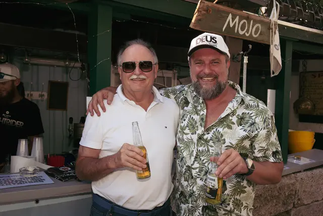 Drazdanksy im Doppelpack: Vater Erich und Sohn Alex. | Foto: Santrucek