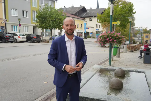 David Egger-Kranzinger, Bürgermeister von Neumarkt am Wallersee. | Foto: Emanuel Hasenauer