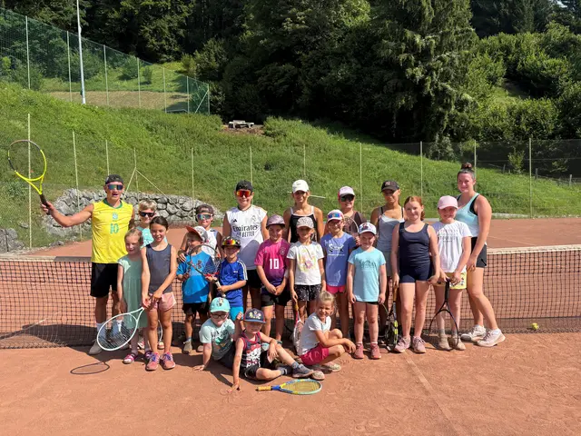 Erfolgreicher Kindertenniskurs in Palfau mit viel Freude am Tennisspiel | Foto: Celina Aigner