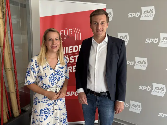 Korneuburg wird ein Kaufanbot für die Signa-Gründe auf der Werft legen, sagten SPÖ-Vizebürgermeisterin Bernadette Haider-Wittmann und SPÖNÖ-Chef Sven Hergovich. | Foto: Sandra Schütz