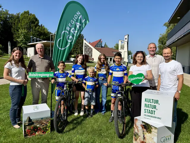 Rund um Laßnitzhöhe laden die Radwege zum Biken und Genießen ein. Das freut auch die Kids vom Radclub Laßnitzhöhe. | Foto: MeinBezirk/Alois Lipp