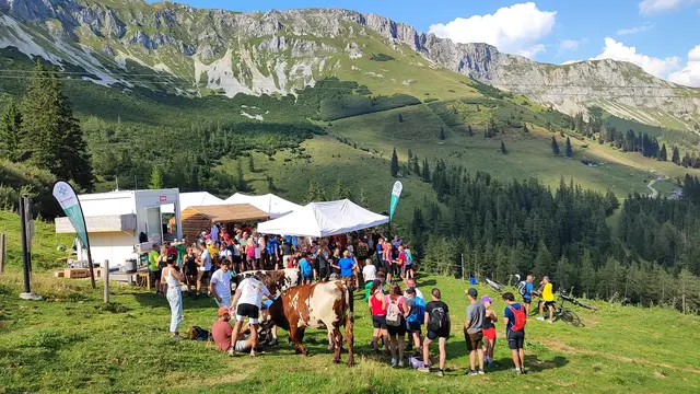 Hier geht's bei der Jugend laut und übermütig zu... | Foto: I.Wozonig
