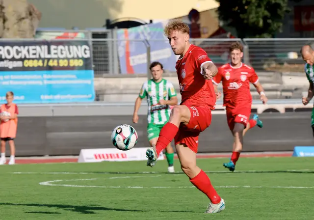 Robin Littig erzielte das Führungstor für die Kapfenberger. | Foto: GEPA pictures/Hans Oberländer