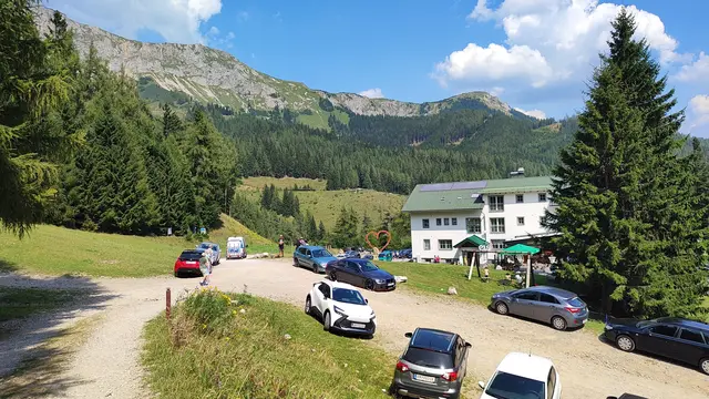 Wir starten am Parkplatz beim Gasthof Scheikl... | Foto: I. Wozonig 