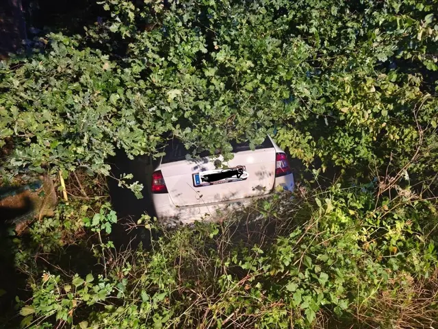 Der Wagen der drei Jugendlichen. | Foto: Freiwillige Feuerwehr Lavamünd