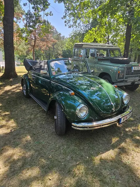 Edler VW Käfer Cabrio in Grün | Foto: Daniela Mörk 