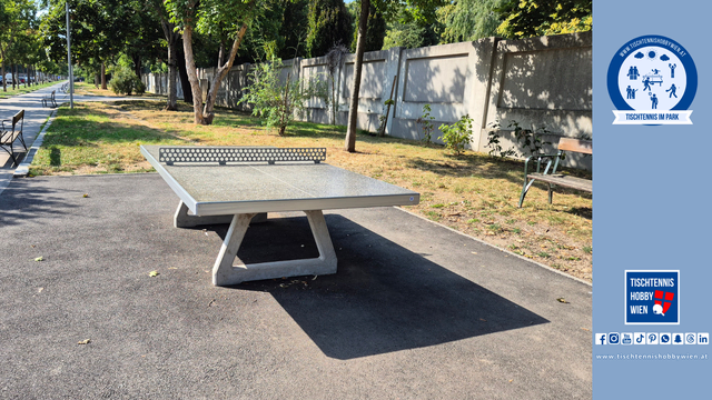 Deutlicher Unterschied - Menschen, die aktiv Tischtennis spielen und Bewegung sowie Spielspaß erleben, im Vergleich zu einem ungenutzten Tischtennistisch, der allein im Park steht. | Foto: Tischtennis Hobby Wien