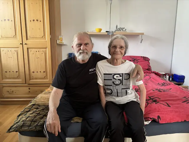 Sepp und Lisi Hinterseer aus Lofer waren eine der ersten BewohnerInnen des "Haus LebensMUT" in Itzling, das Sepp "unser Paradies" nennt. | Foto: Schrofner