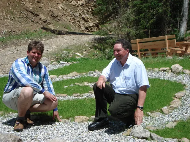 Kurz nach der Fertigstellung mit Raphael Pliemitscher