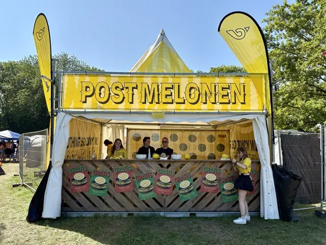 In Anspielung an den Headliner Post Malone. | Foto: Sascha Trimmel
