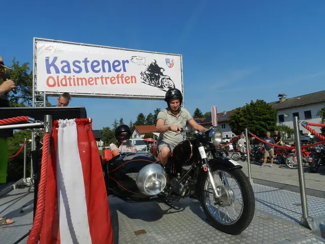 Richard Bertl mit seiner Pannonia Bj 1971 war mit einer guten Zeit unterwegs