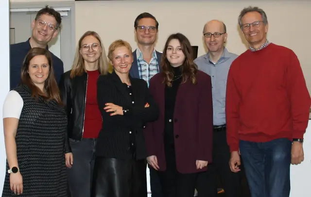 Projektteam "Jobcraft": Mario Kwas, Ruth Leitner, Lisa Zach, Marion Mansberger, Stefan Dressler-Stross, Sonja-Victoria Walter, Michael Busch und Ralph Sichler. | Foto: FH WRN