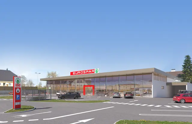 So wird der neue Eurospar ab November 2025 aussehen.  | Foto: Spar