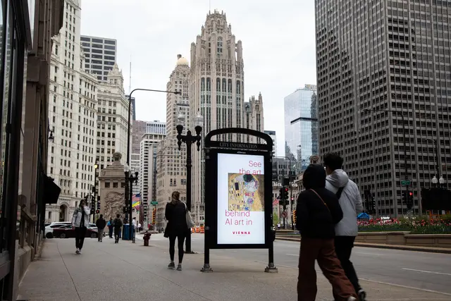 In Chicago war die "UnArtificial Art"-Kampagne ebenfalls zu sehen. (Archiv) | Foto: ViennaTouristBoard/Al Drago