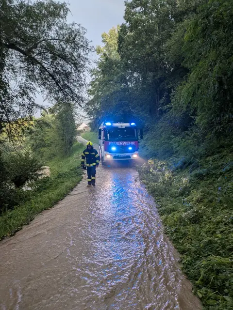 Einsatz in Klam. | Foto: FF Klam