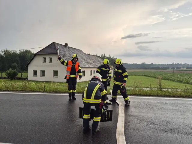 Einsatz in Baumgartenberg | Foto: FF Baumgartenberg