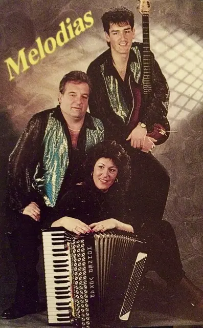 Visitenkarte von den Melodias in etwa um das Jahr 1990. | Foto: Höchtl