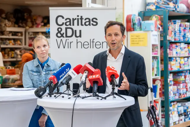 Caritasdirektor Klaus Schwertner fordert neue Maßnahmen, die die Bildungsarmut effektiv verringern sollen. | Foto: Valentina Marinelic/MeinBezirk