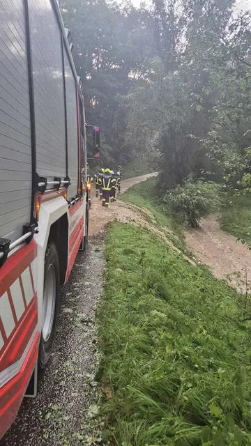 Einsatz in Klam. | Foto: FF Klam