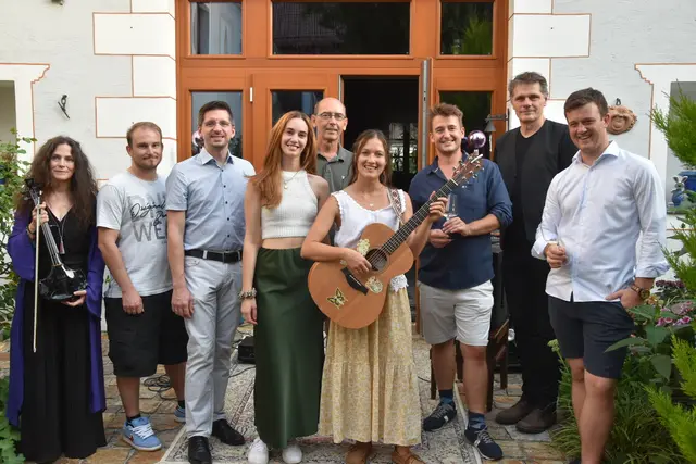 Der Stadtheurige im Renaissancehof feierte am Wochenende sein Sommerfest.  | Foto: Michaela Müller