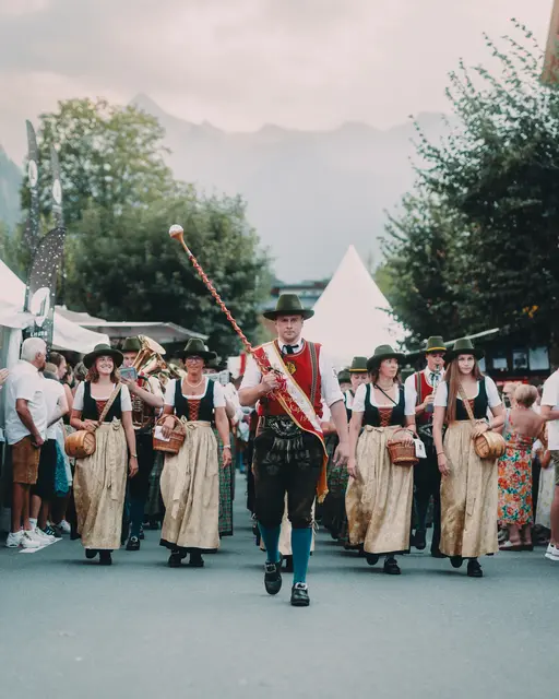 Die Musikkapelle Kaprun sorgte beim Einmarsch der Vereine für die musikalische Untermalung. | Foto: JFK Photography by Jürgen Feichter