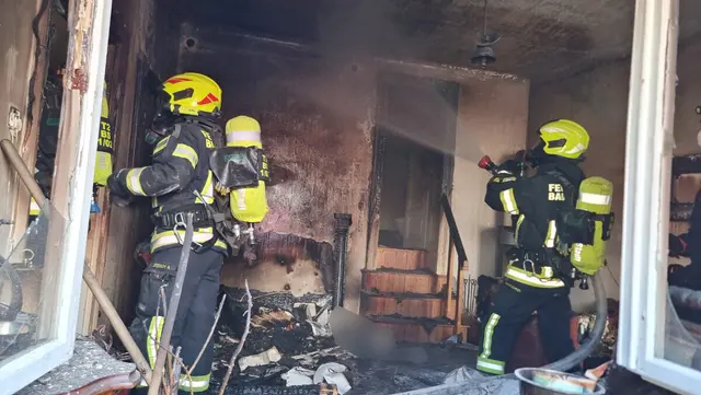 Die Freiwillige Feuerwehr Baden Stadt löschte einen Brand in Baden. | Foto: Freiwillige Feuerwehr Baden-Stadt