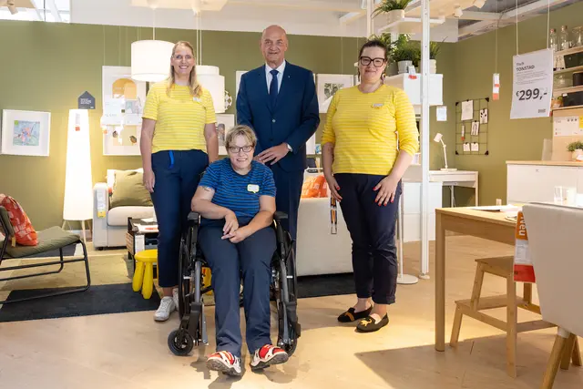 Das Land Oberösterreich unterstützt mit Unternehmen wie IKEA gezielt die Teilhabe von Menschen mit Beeinträchtigung am ersten Arbeitsmarkt | Foto: Land OÖ/Margot Haag