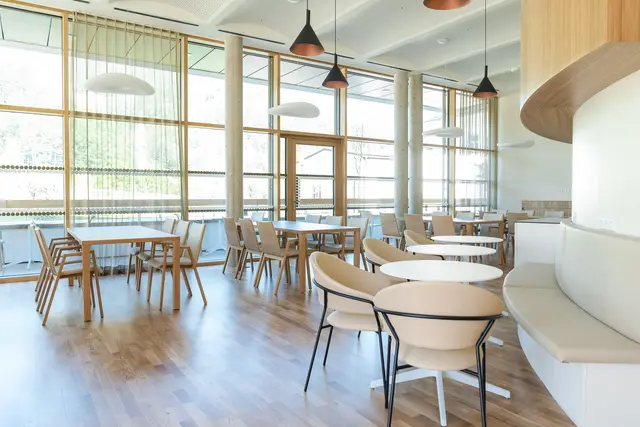 Der neue Speisesaal für die Patientinnen und Patienten.  | Foto: Paller