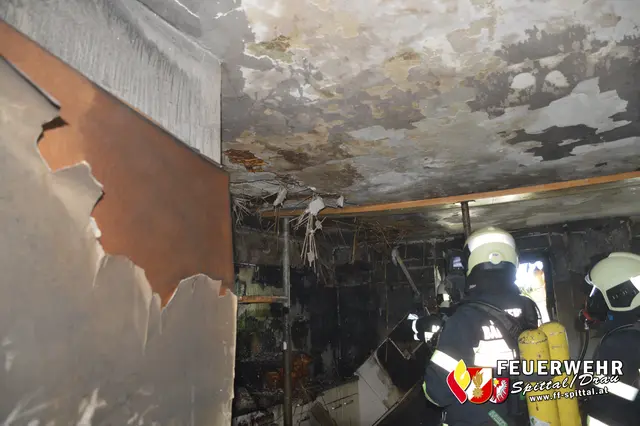 Das Feuer sei von den Feuerwehren rasch unter Kontrolle gebracht worden. | Foto: Feuerwehr Spittal/Drau