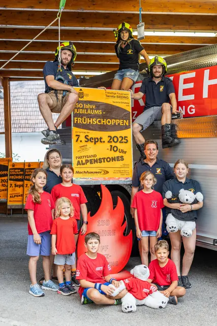 Die Feuerwehr Sieding freut sich auf die Feier ihres Frühschoppens zum 150-Jährigen. | Foto: Feuerwehr Sieding