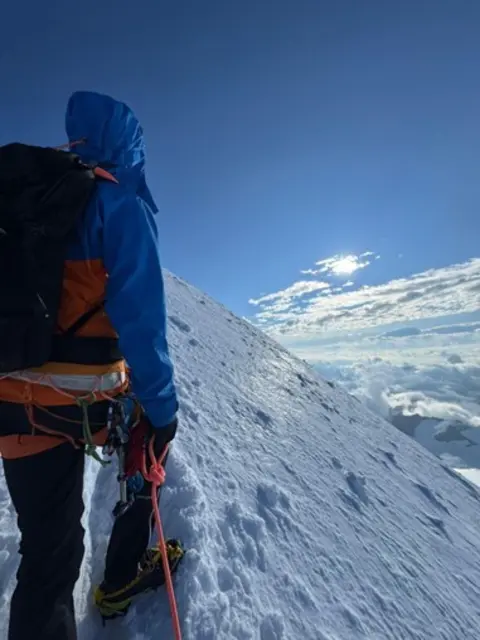 Über die Eisnase auf den Alphubel | Foto: Bergrettung Krimml