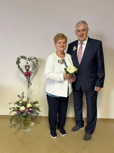 Goldene Hochzeit: Gertrude und Ludwig Eichinger | Foto: Privat (Pfarre)