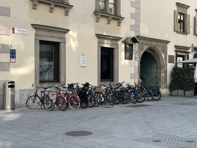 Vor dem Landhaus war noch ein Abstellplatz frei, der zur Hälfte von einem breiteren E-Bike bereits in Anspruch genommen wurde.  | Foto: MeinBezirk