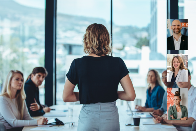 St. Veiter WK-Bezirksstellenleiter Robert Schratt,  Lucija Wakounig (Leiterin des Gründerservice der Wirtschaftskammer Kärnten) und JW-Landesvorsitzende Nika Basic | Foto: Jacob Lund/adobe.stock, WKK/Jasmin Lopez Photography, WKK/Alexander Wieselthaler, WKK/Christian Gössler
