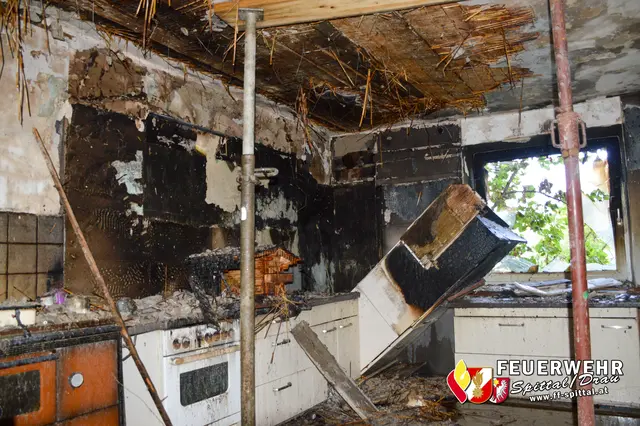  Die Höhe des entstandenen Schadens könne derzeit nicht beziffert werden. | Foto: Feuerwehr Spittal/Drau