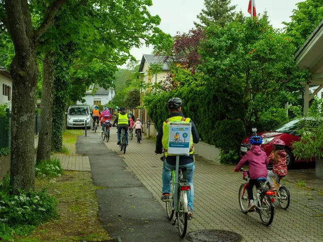 Sicher in die Schule radeln: Der SchulRadBus in Bad Vöslau. | Foto: Radlobby Bad Vöslau